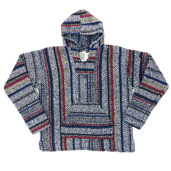 Baja Joe Sweaters - Baja Joe Hooded Poncho Unisex Size Medium